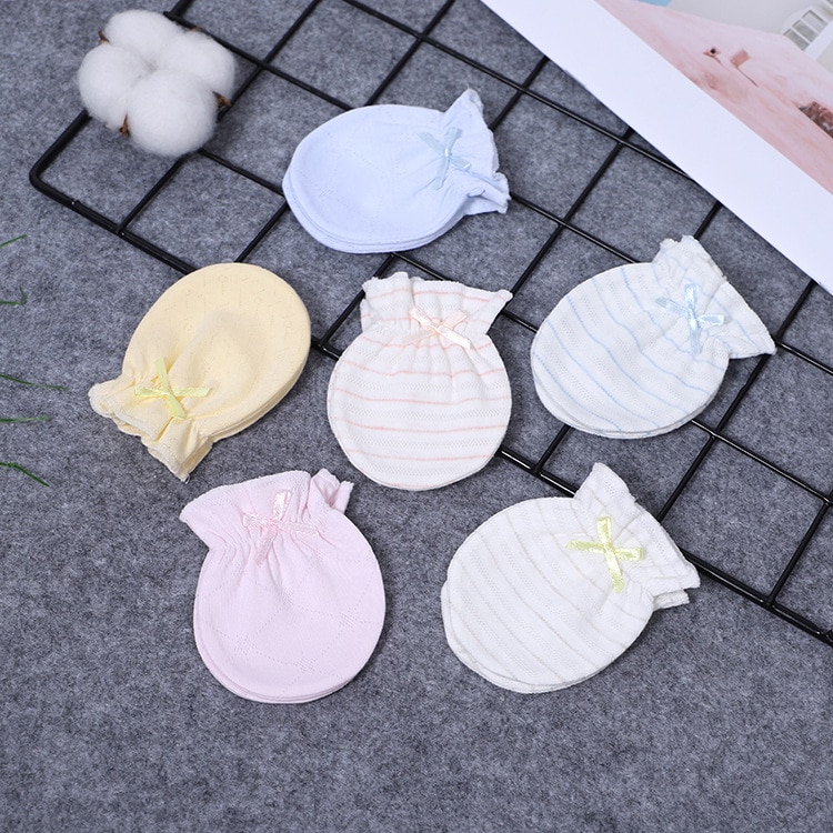 Anti Scratch Newborn Baby Gloves